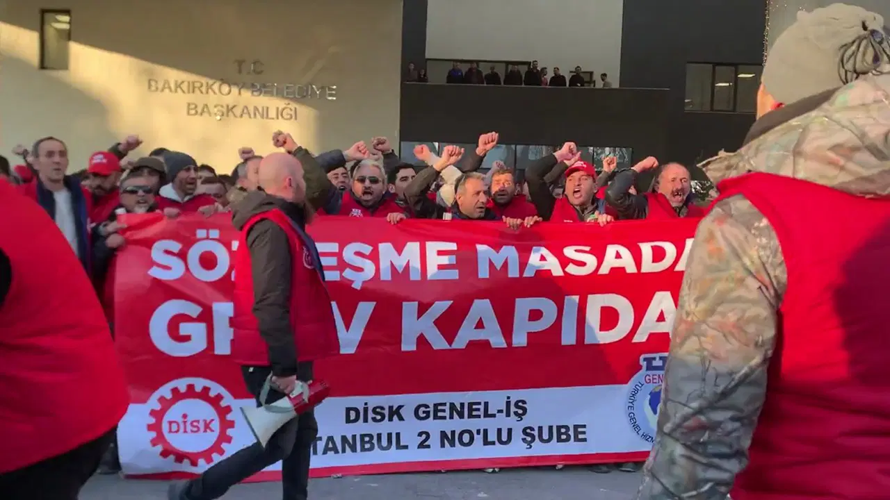 Bakırköy Belediyesi'ne grev kararı asıldı