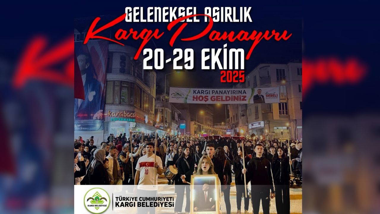 Çorum'da 10 günlük 'Kargı Panayırı' başladı