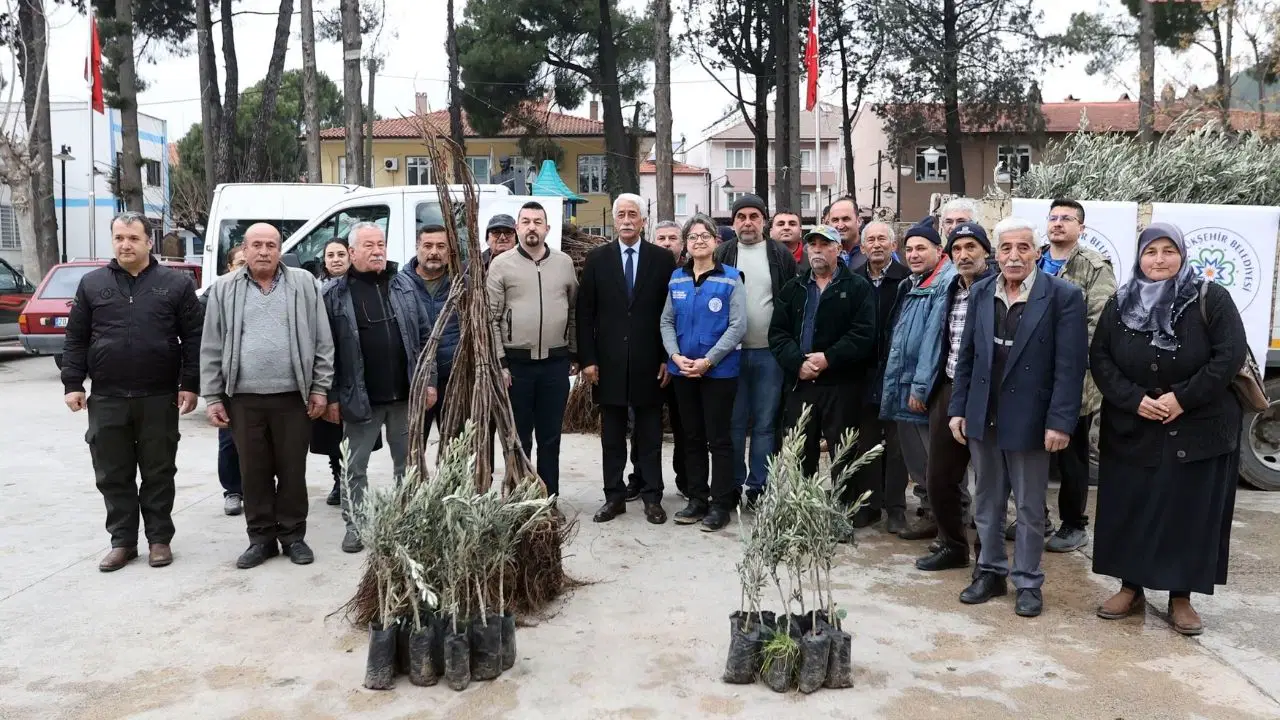 Muğla’da üreticiye zeytin ve ceviz fidanı desteği