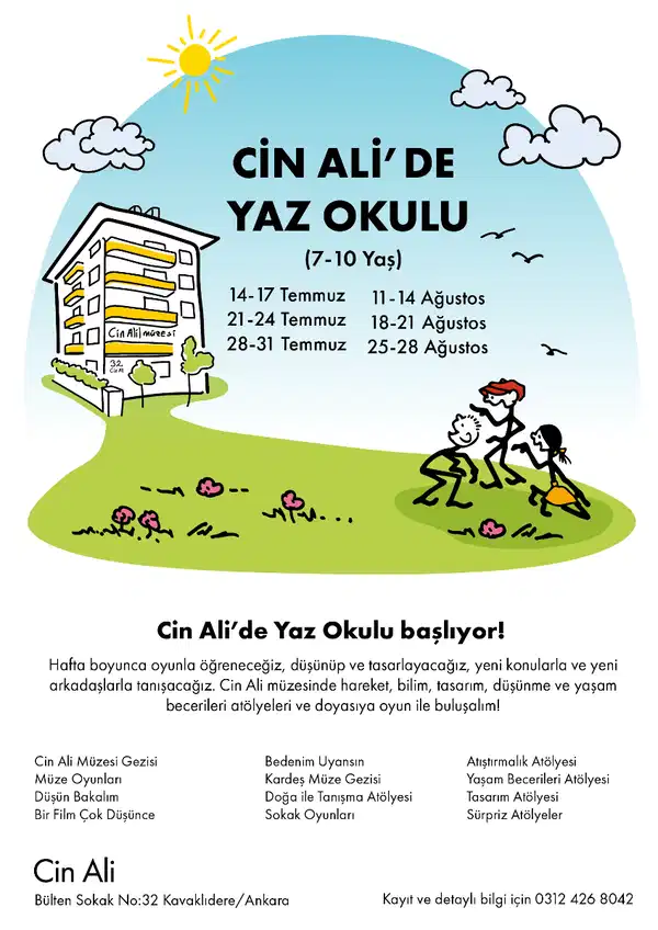 Cin Ali Müzesi'nde yaz okulu başlıyor