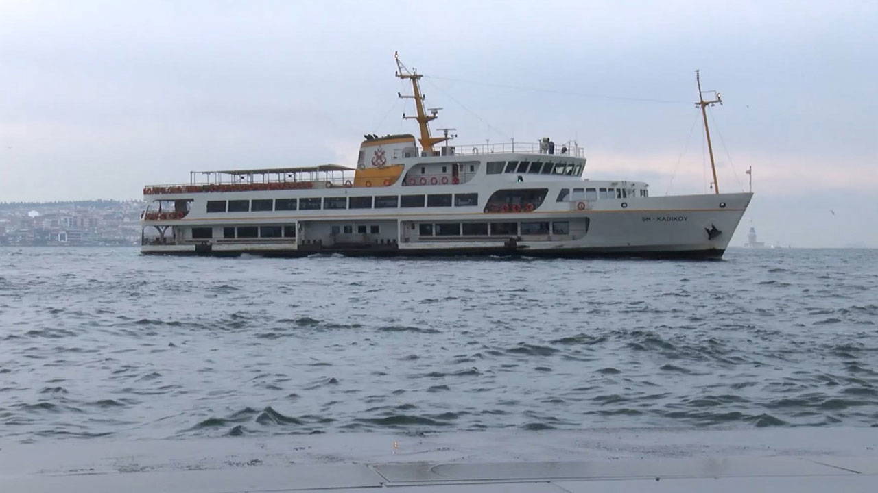 İstanbul'da bazı vapur seferleri iptal edildi