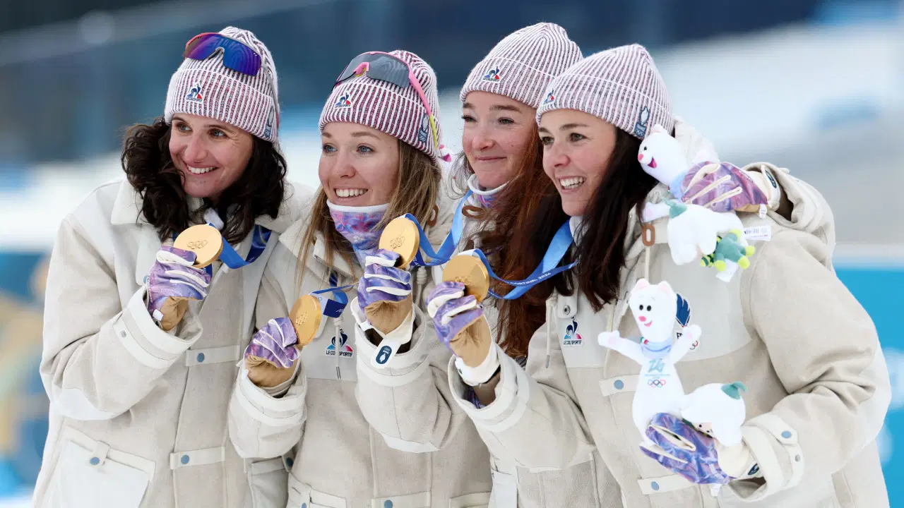Fransızlar Kış Olimpiyat Oyunları'nda biatlonda altına uzandı!