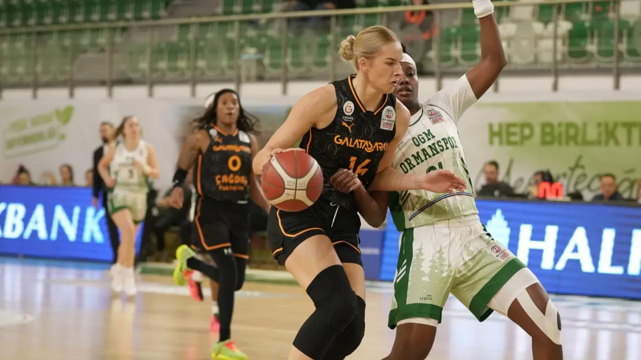 Galatasaray Çağdaş Faktoring deplasmanda kazandı!