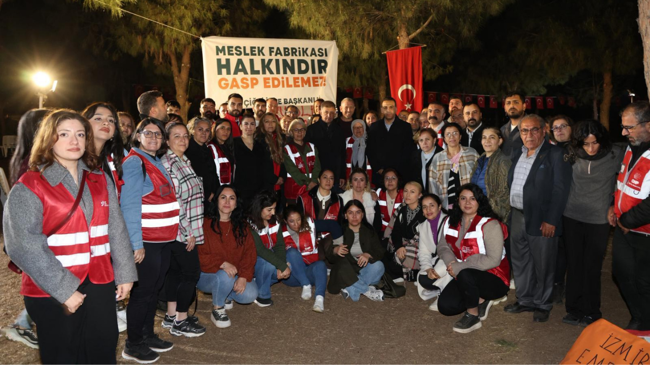 Meslek Fabrikası nöbeti sürüyor