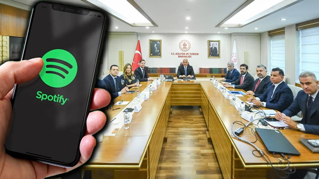 Bakan Ersoy, Spotify ile masaya oturdu