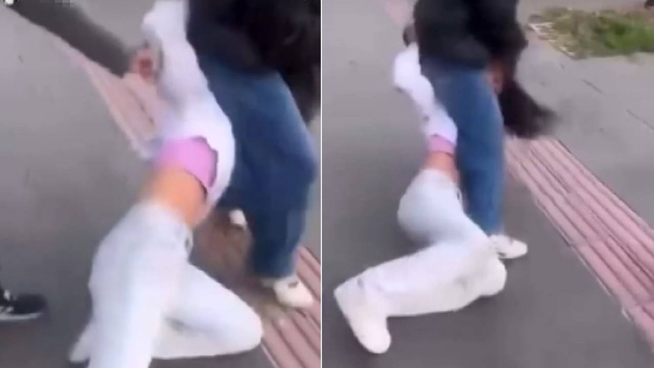 Bir akran zorbalığı daha... Saçlarından tutup sürükleyerek darbetti!