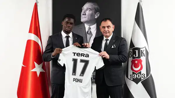 Beşiktaş, Ernest Poku'yu resmen duyurdu: Sözleşme imzalandı