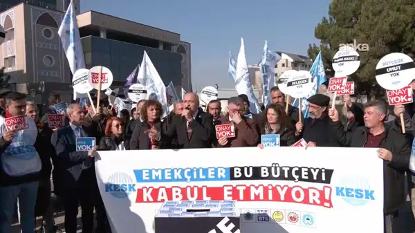 KESK'in TBMM önünde yapmak istediği 2026 bütçesi açıklamasına polis engeli