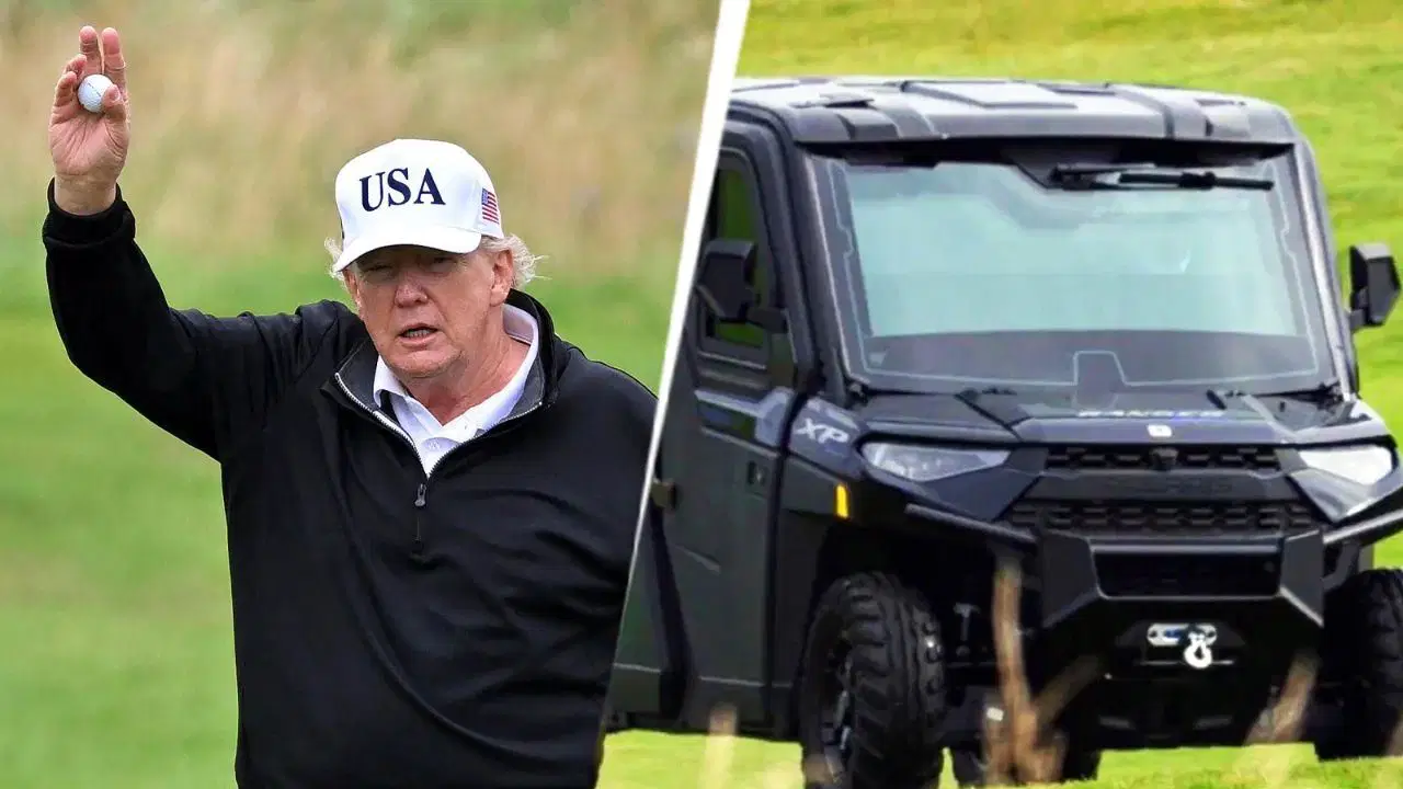 Trump’a özel zırhlı golf aracı: 'Golf Force One' sahada
