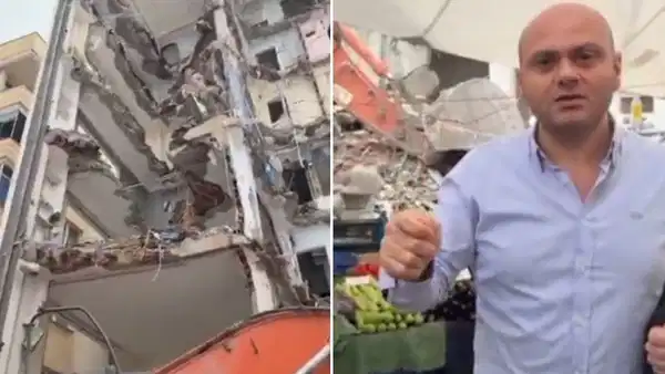 Bina yıkılmadan önüne pazar kuruldu: CHP'den AKP'li Bahçelievler Belediyesi'ne tepki