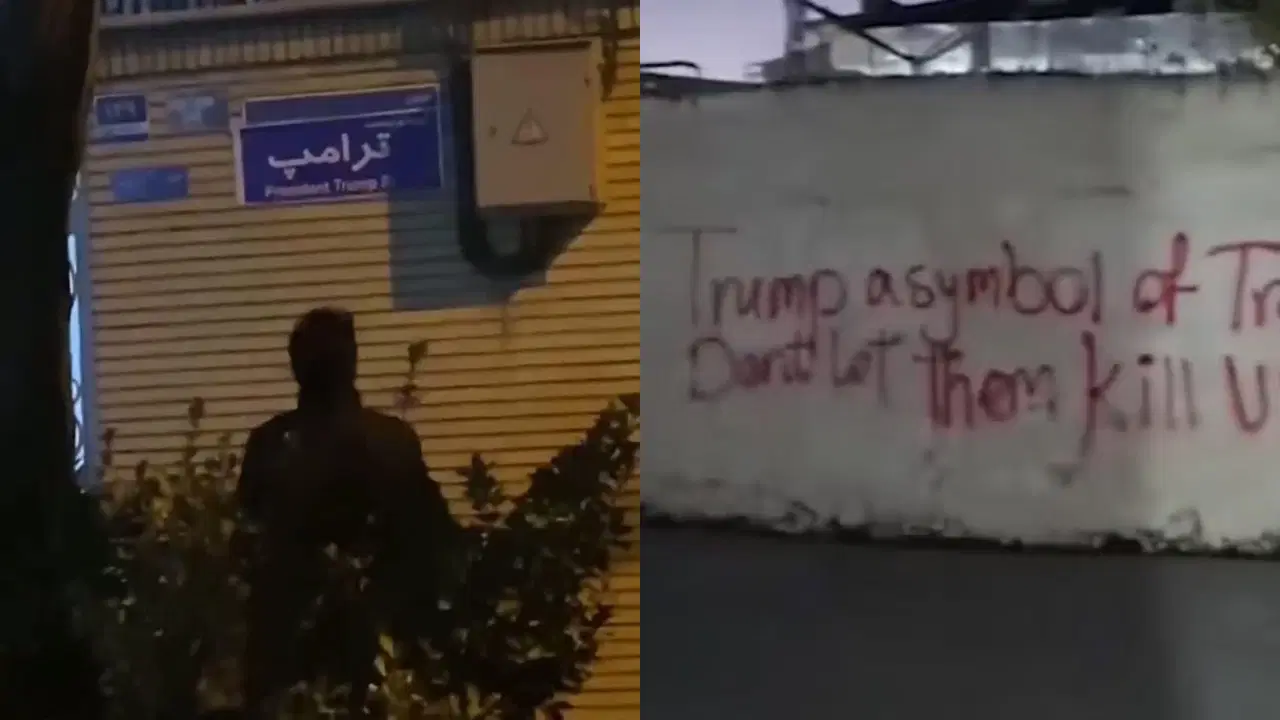 İran sokaklarında Trump sloganları: Bizi öldürmelerine izin verme