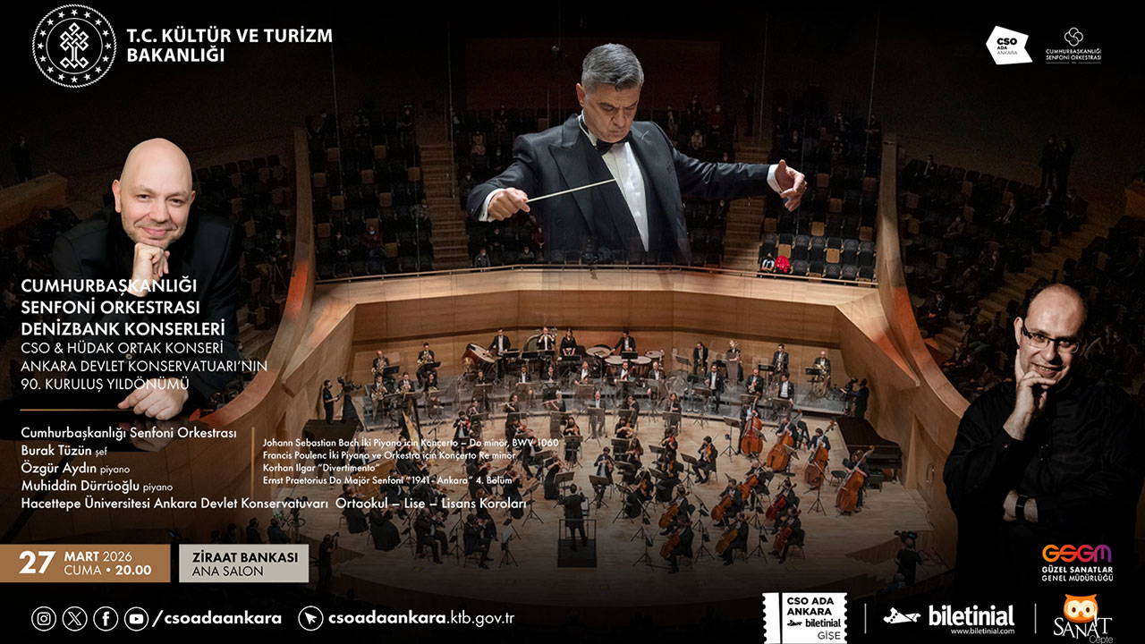 Ankara Devlet Konservatuvarı’nın 90. yıl konseri