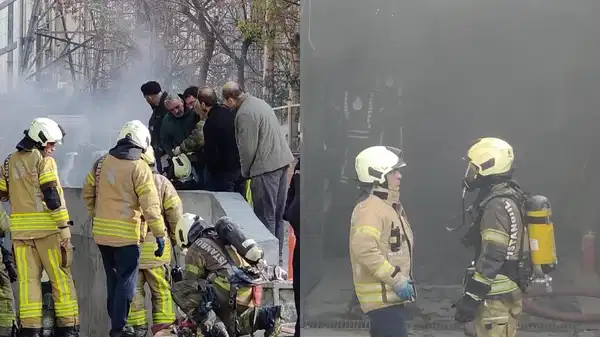İstanbul’da 4 katlı iş hanında yangın!