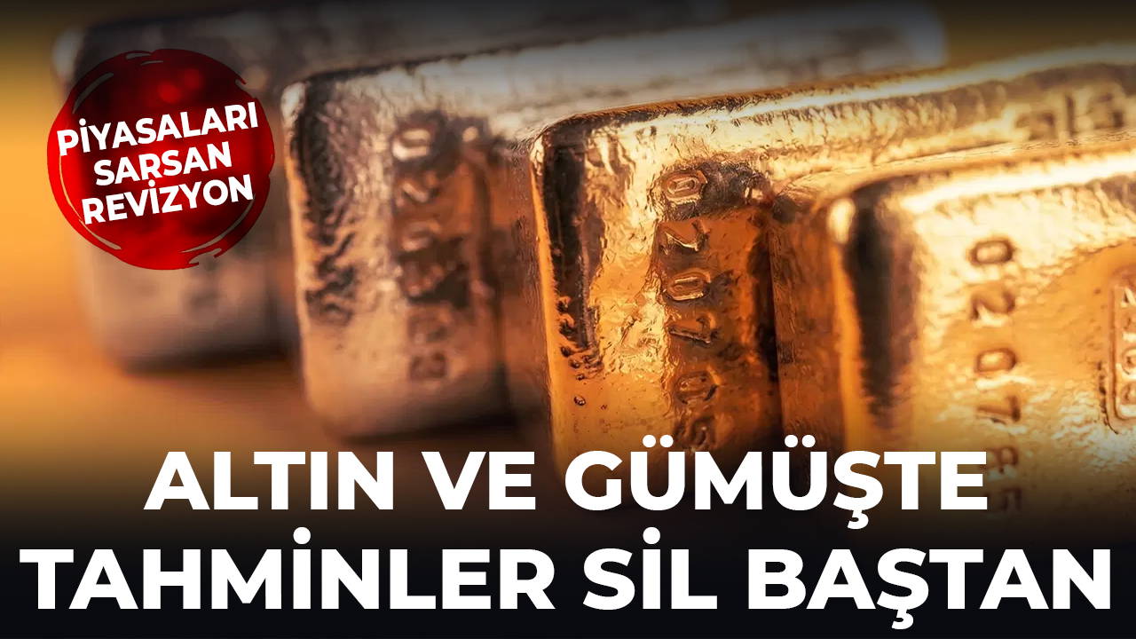 Commerzbank'tan piyasaları sarsan revizyon: Altın ve gümüşte tahminler sil baştan