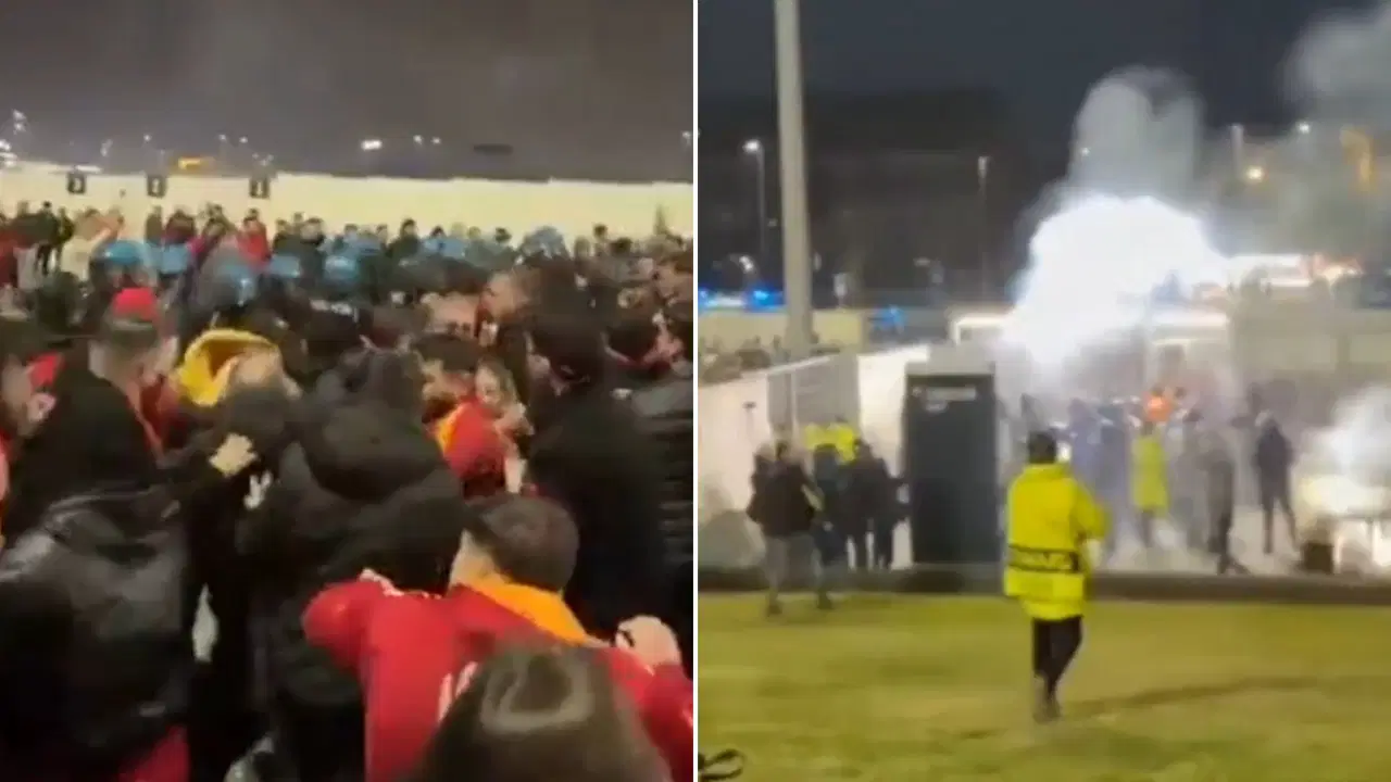 Juventus - Galatasaray maçı öncesi olay çıktı: İtalyan polisinden sert müdahale!