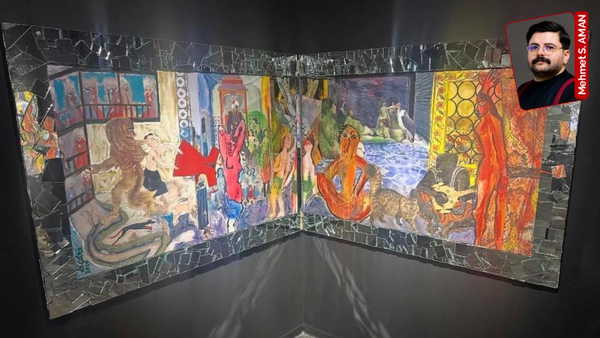 Bedri Baykam’ın yeni sergisi Paris’ten sonra İstanbul’da ziyarete açıldı: Kitap gibi sergi