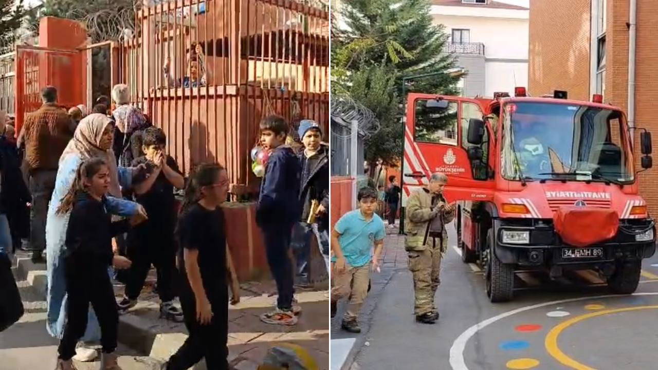 İstanbul'da okulda doğalgaz paniği: Tahliye edildi!