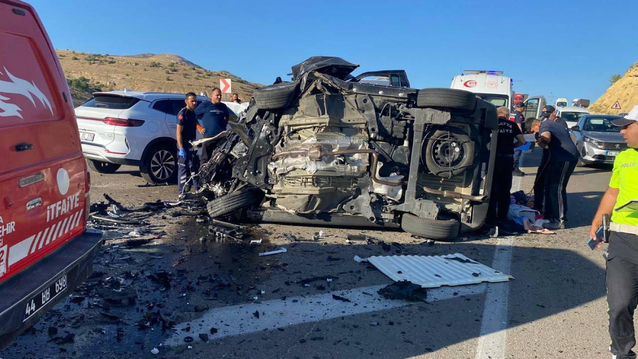 Malatya’da trafik kazası: 4 ölü, 2 yaralı