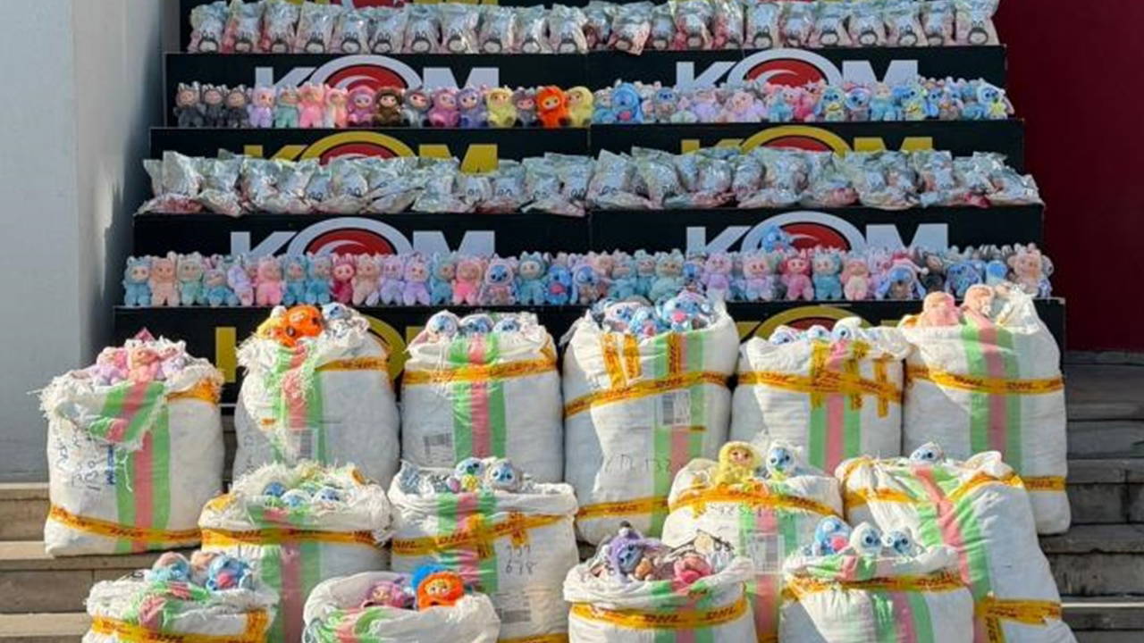 Piyasa değeri 2 milyon TL... Labubu oyuncaklar ele geçirildi!