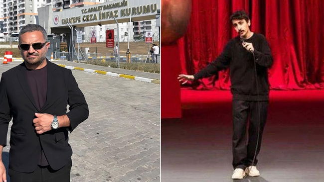 Komedyen Ali Congun, Deniz Göktaş’ı ziyaret etti