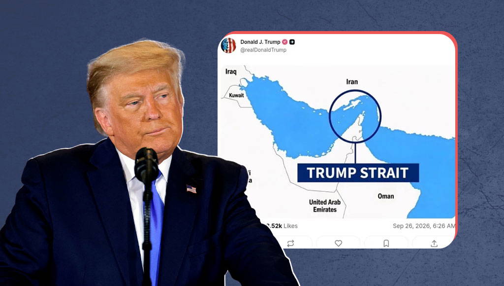 Trump Hürmüz Boğazı'nı 'Trump Boğazı' olarak yeniden adlandırdı