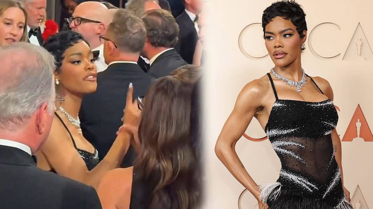 Oscar kulisinde gerginlik: Ünlü oyuncu Teyana Taylor güvenlik görevlisine sert çıktı!