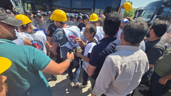 Doruk Madencilik işçileri yine eylemde