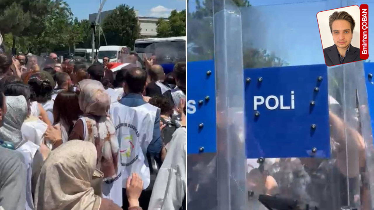 Son Dakika... Ankara'da öğretmen eylemine polis müdahalesi