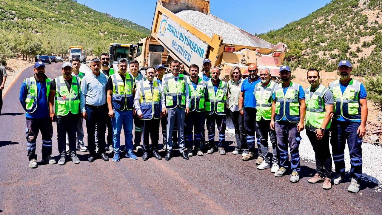 Yıllardır yapılamayan yol 3 ayda bitti
