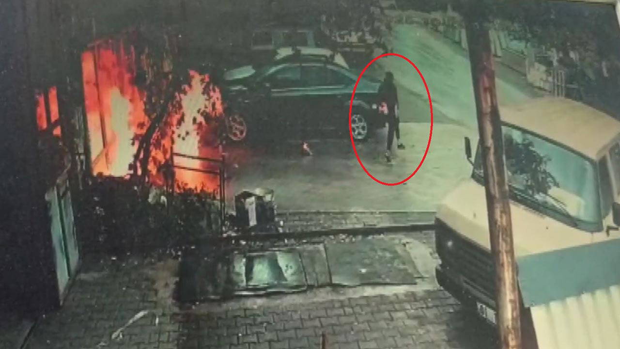 Tamirhanede otomobil alev aldı: 2 yaralı