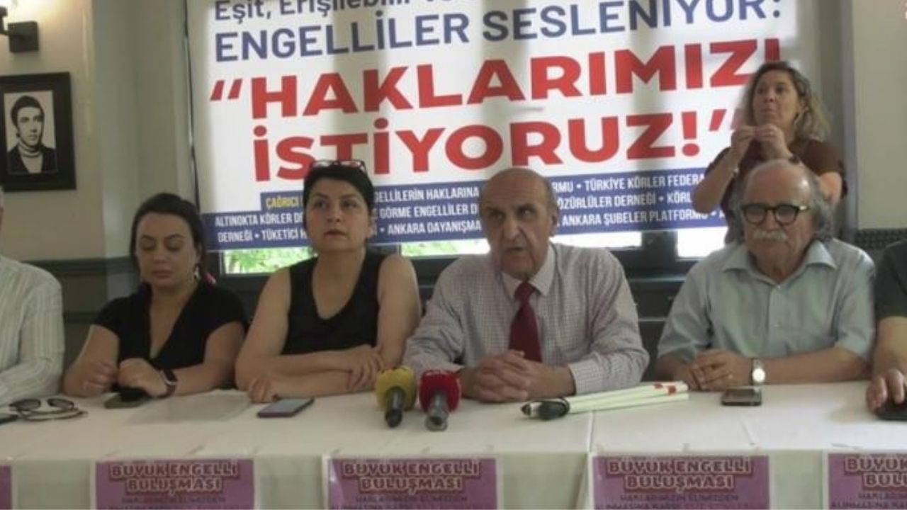 Engelliler hakları için Ankara’da yürüyüş kararı aldı: ‘Engelliler Sesleniyor, Haklarımızı İstiyoruz’