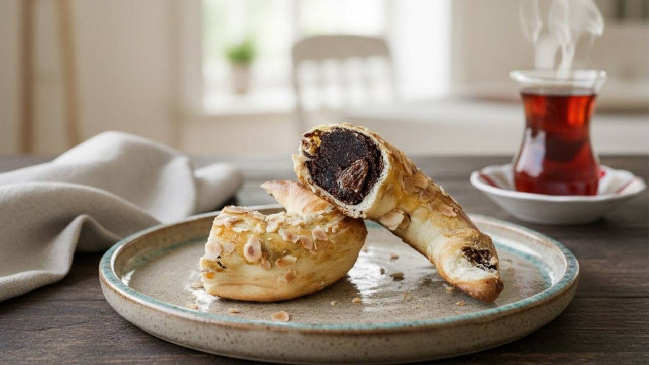 Pastane usulü enfes lezzet: Ay çöreği tarifi