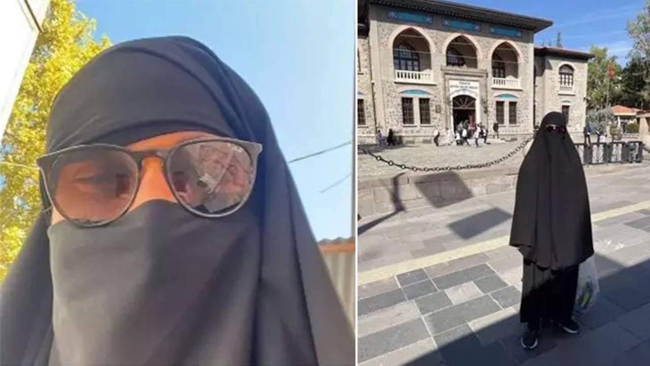 Ankara'da çarşafla gezen erkek, adli kontrolle serbest bırakıldı