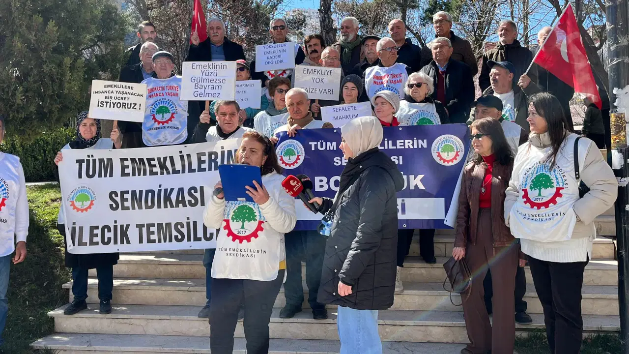 Emekliler Bilecik'ten iktidara seslendi: 'Sandıkta görüşeceğiz!'