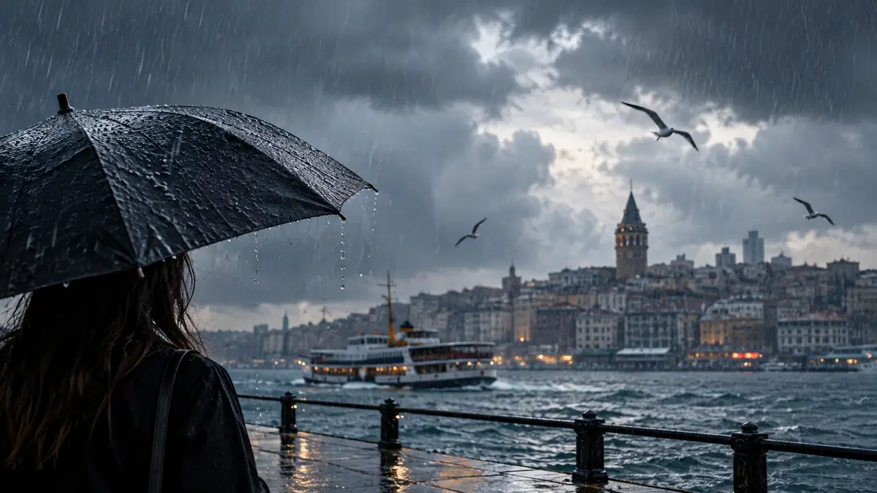 AKOM'dan İstanbul için 'sağanak' uyarısı: Sıcaklık 14 dereceye kadar düşecek!