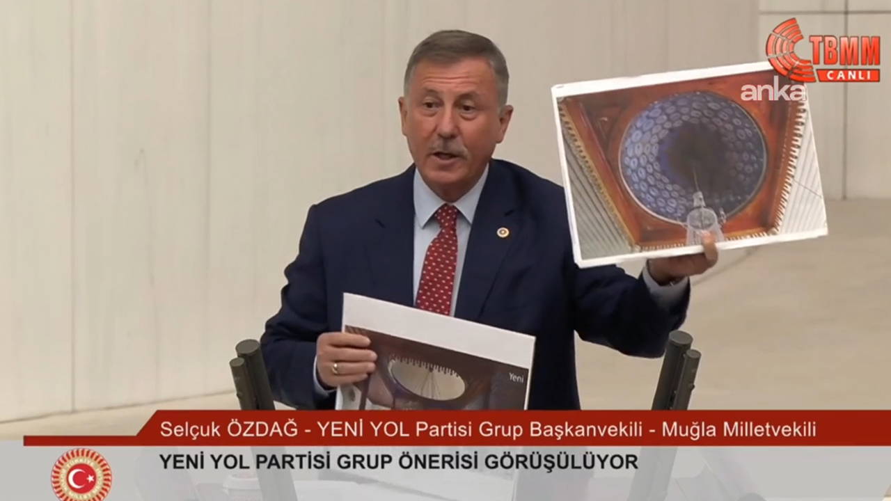Selçuk Özdağ'dan TBMM'de 'restorasyon' tepkisi: 'Tarihimize paslı hançer saplanıyor'