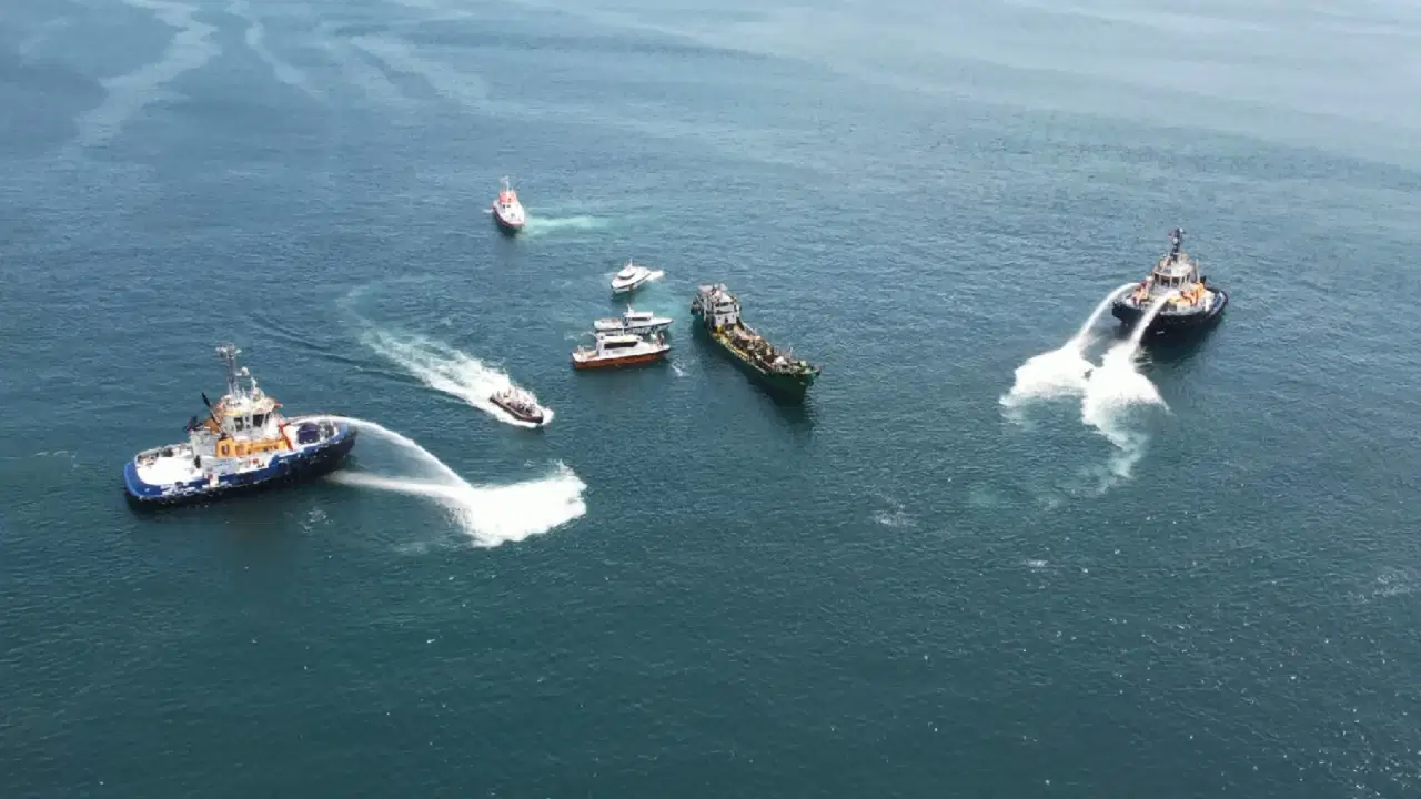 Ambarlı Limanı'nda tanker yangını!