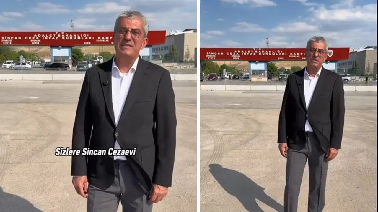 Gökhan Günaydın'dan Sincan Cezaevi önünden tepki
