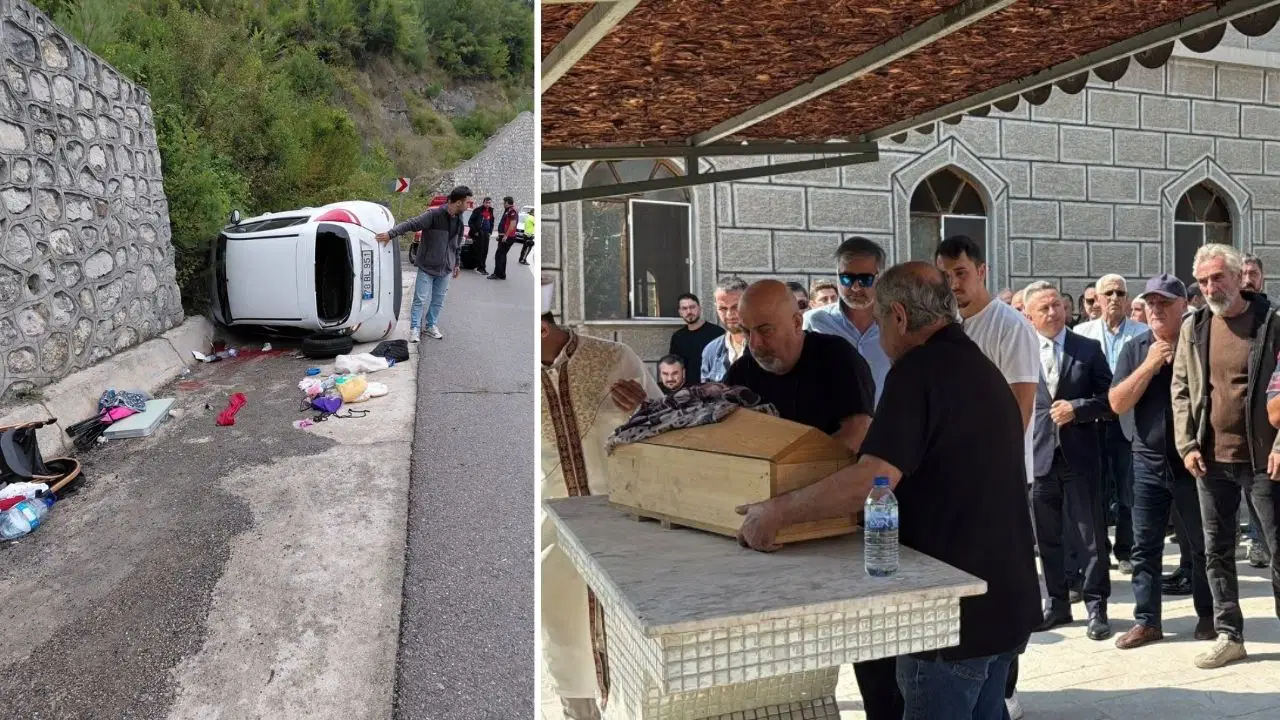 Amasra'daki kazadan ikinci acı haber: 3 aylık Umay bebek annesinin yanına defnedildi