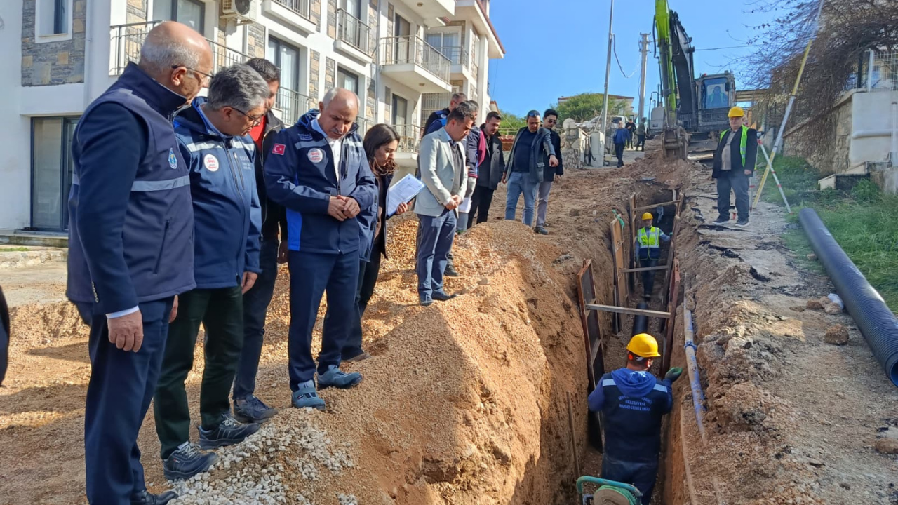 Datça’nın kronik altyapı sorunu çözülüyor