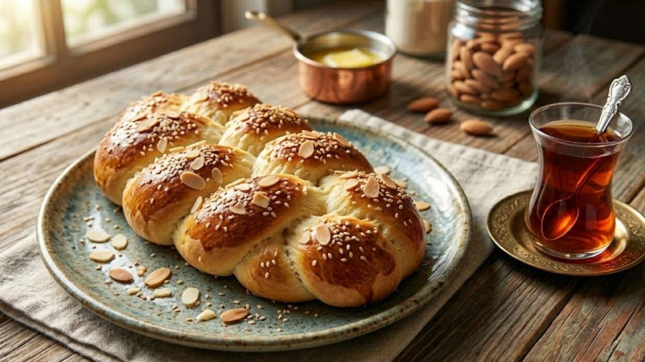 Mahlep ve yumuşacık hamurun enfes buluşması: Paskalya çöreği tarifi