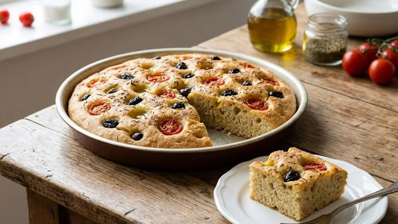 Şişkinlik yapmayan Akdeniz esintili lezzet: Glütensiz focaccia tarifi