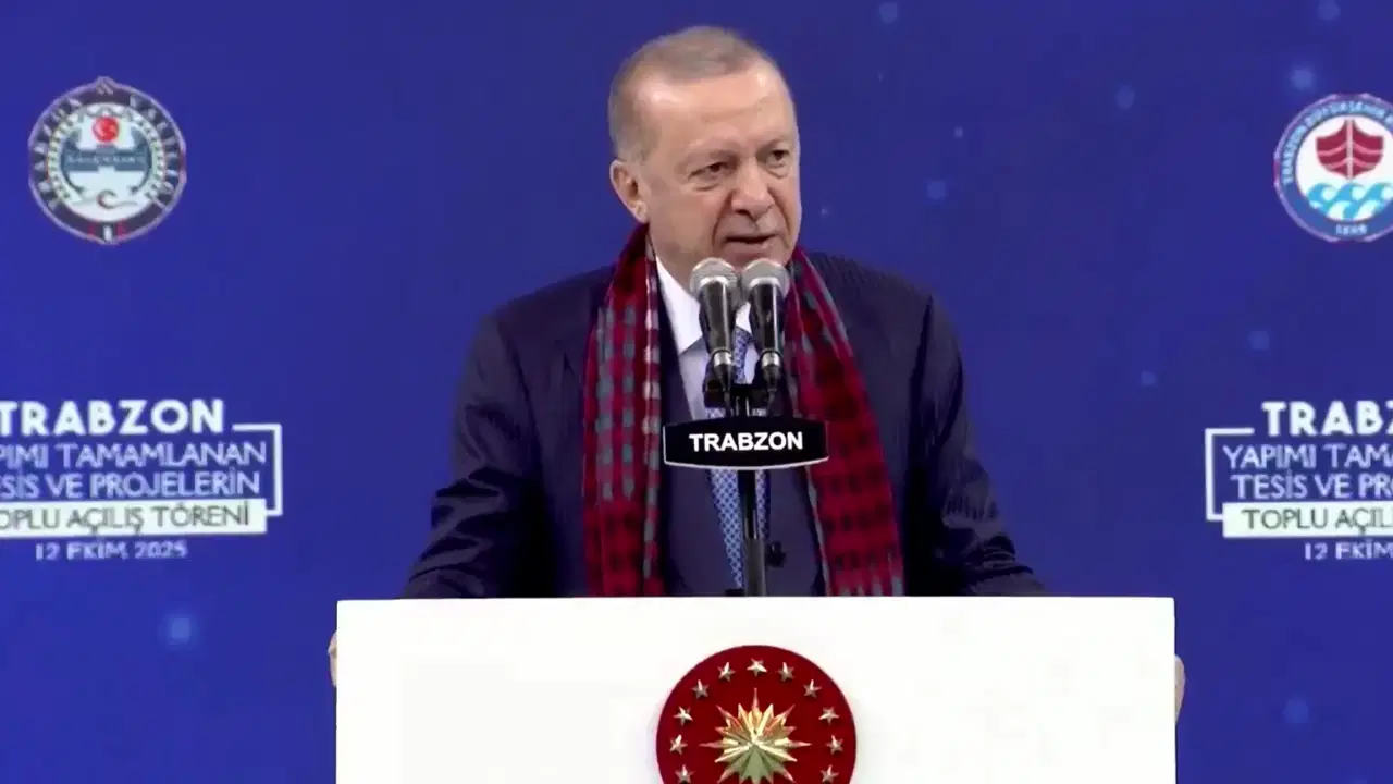 Erdoğan ilk kez açıkladı: 'Deniz üzerine 3. havalimanını Trabzon'a yapacağız'