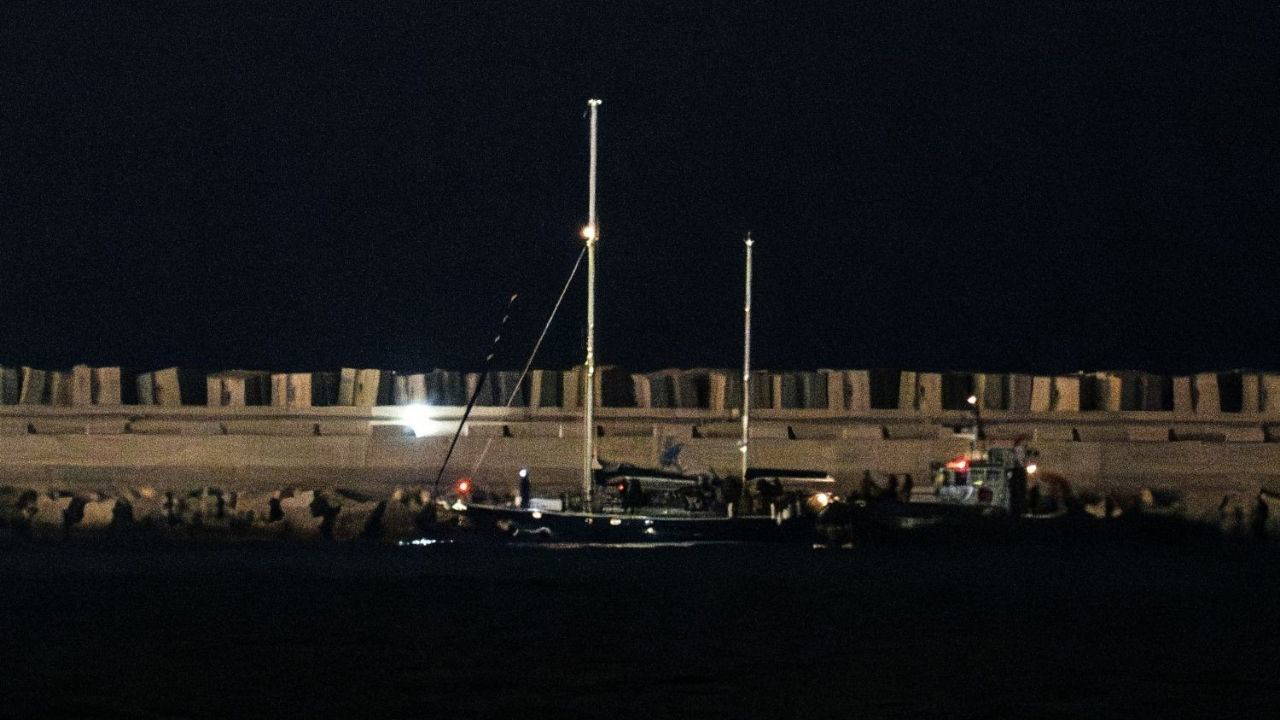 Madleen Gemisi Aşod Limanı'na götürüldü