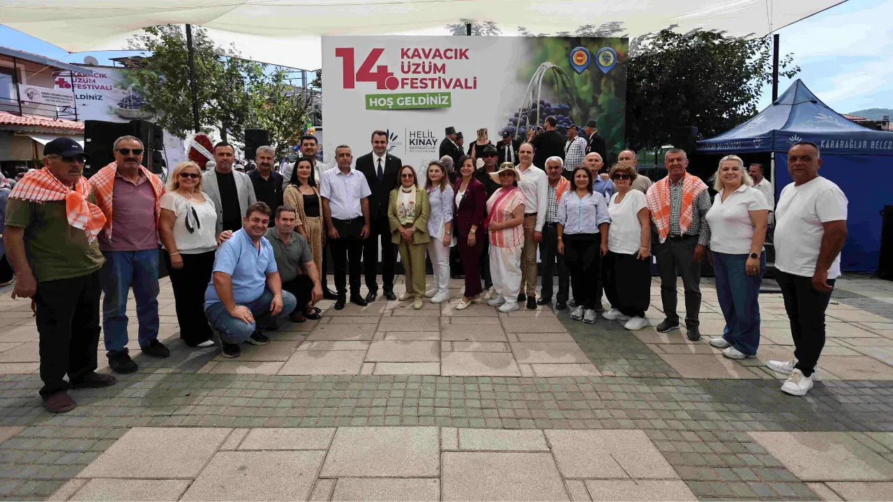 Kavacık Üzüm Festivali'nde üreticinin emeği vitrine çıktı