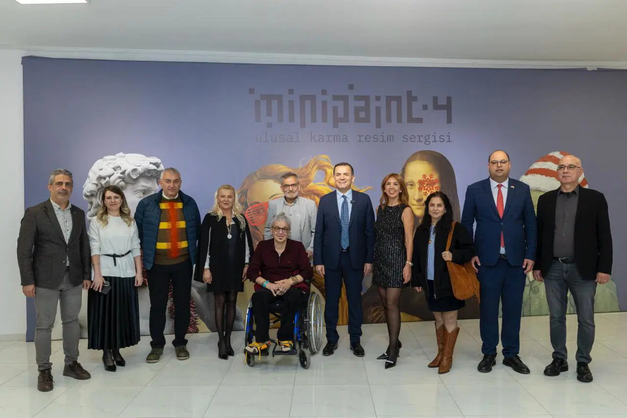 Mini Paint-4 Resim Sergisi, Yenişehir'de açıldı