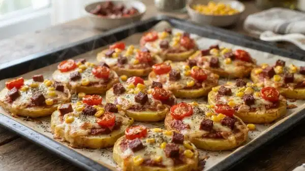 Hamur açmadan hazırlanan pratik lezzet: Patates tabanlı pizza tarifi