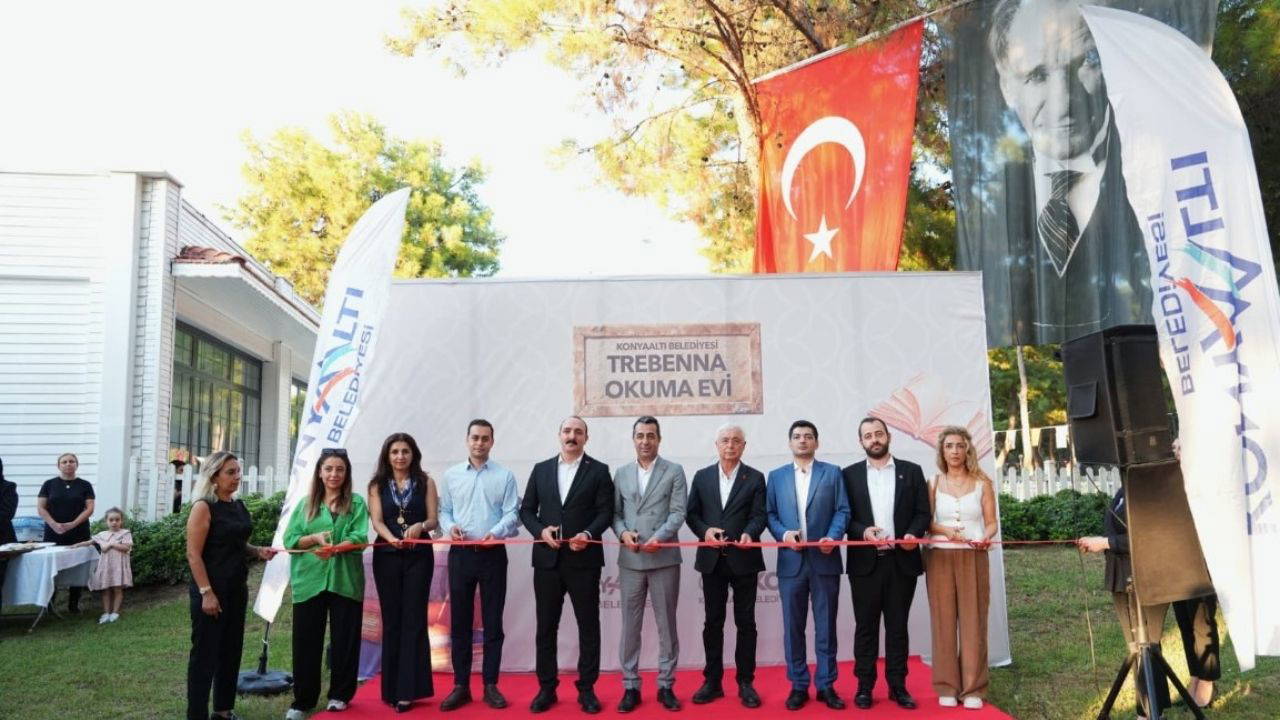 Konyaaltı Belediyesi Trebenna Okuma Evi hizmete açıldı