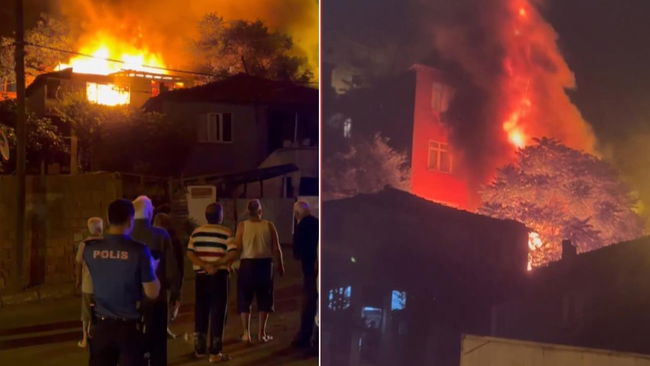 Gaziosmanpaşa'da korkutan yangın