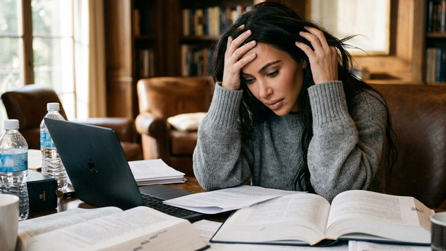 Kim Kardashian avukatlık sevdasından vaz mı geçti?